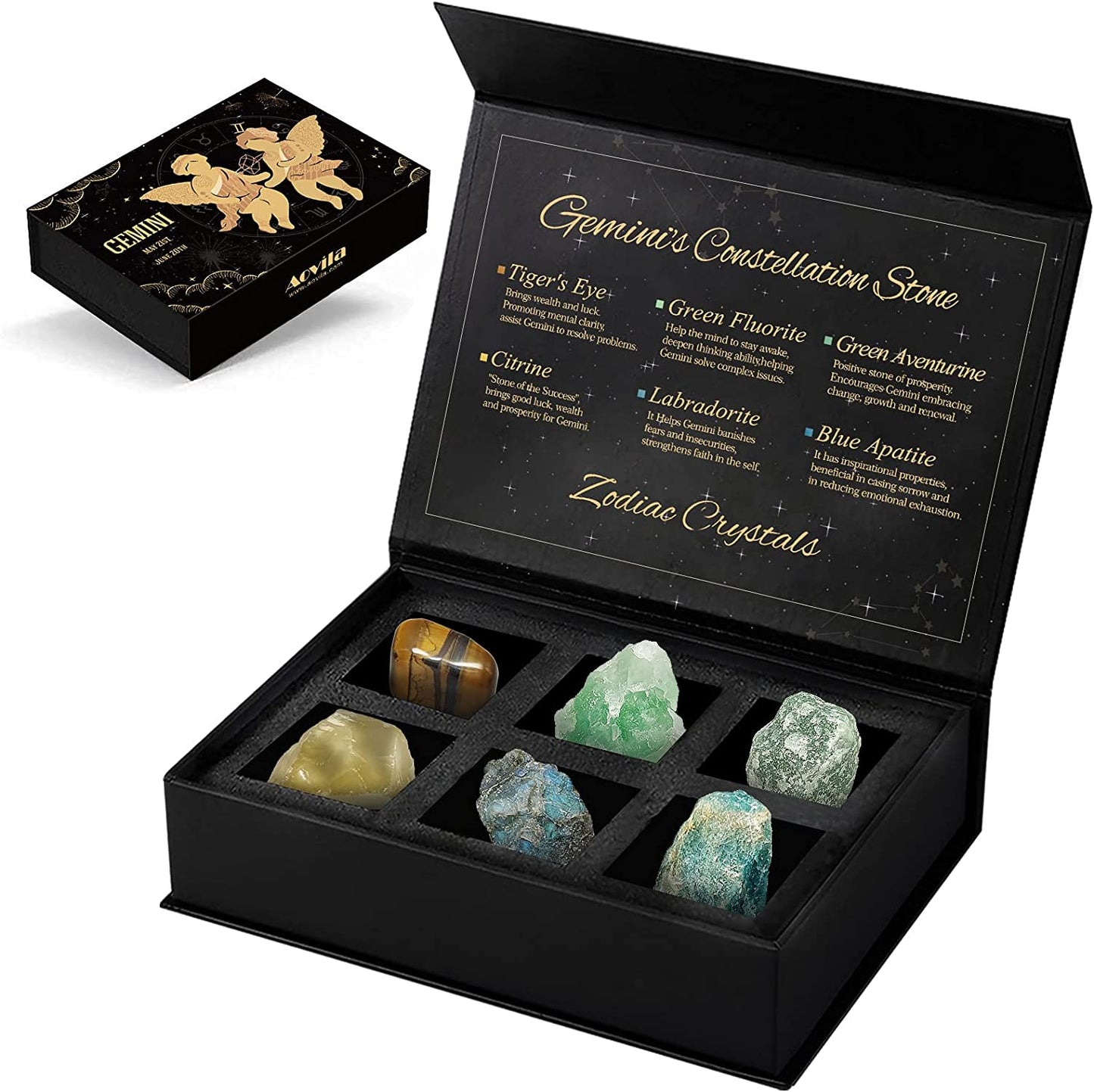 Zodiac Constellation Crystal Box