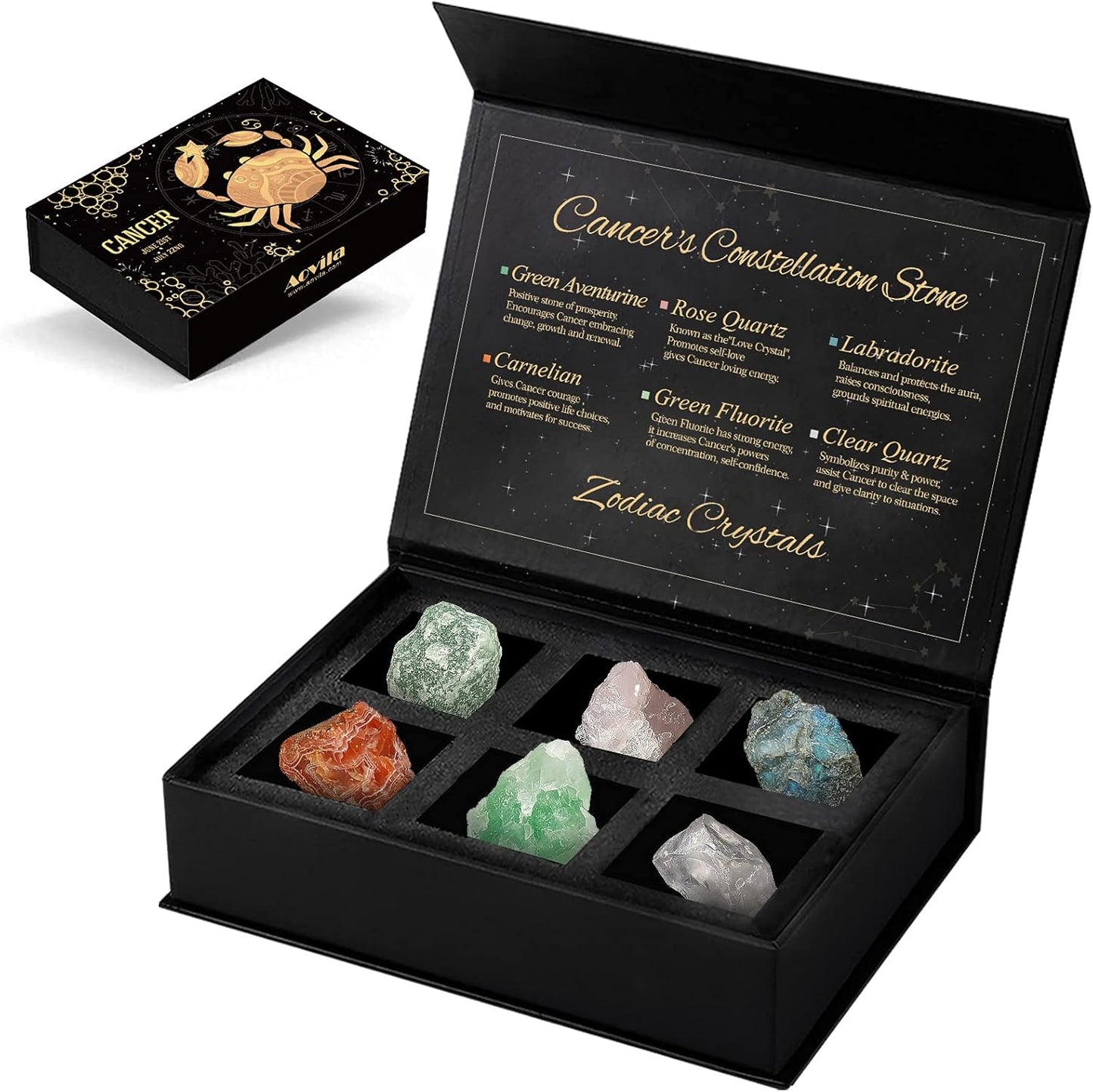 Zodiac Constellation Crystal Box
