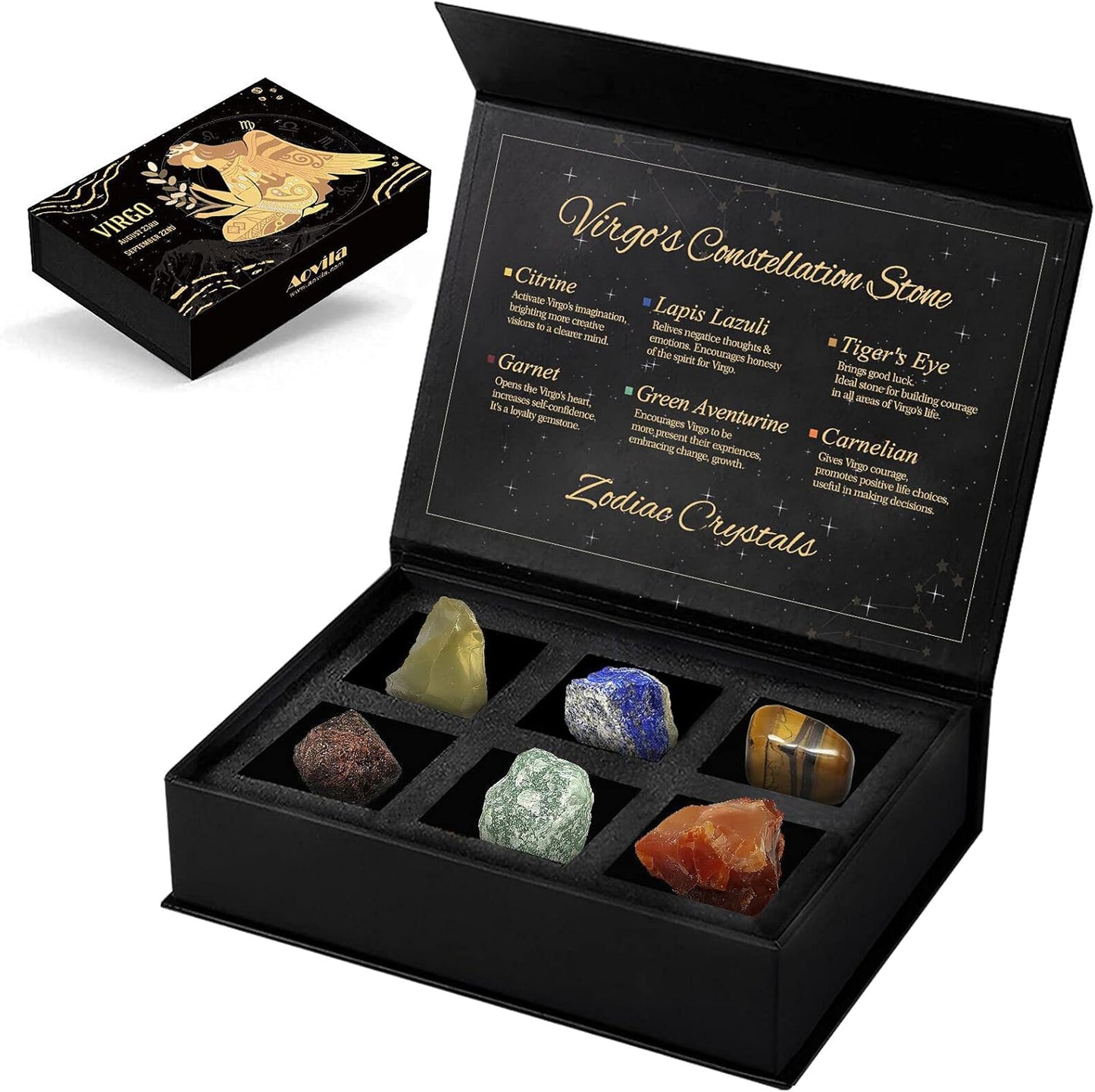 Zodiac Constellation Crystal Box