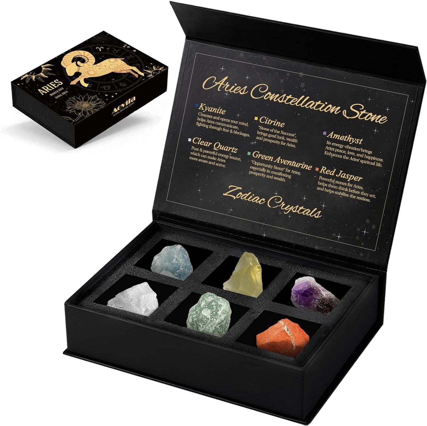 Zodiac Constellation Crystal Box