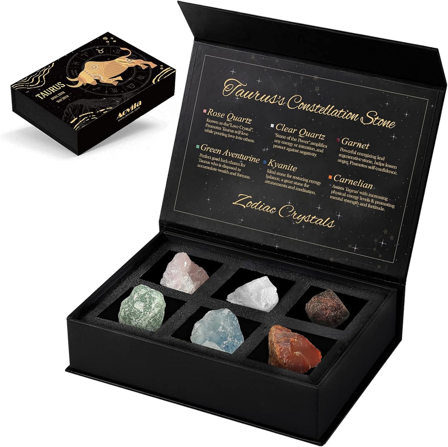 Zodiac Constellation Crystal Box