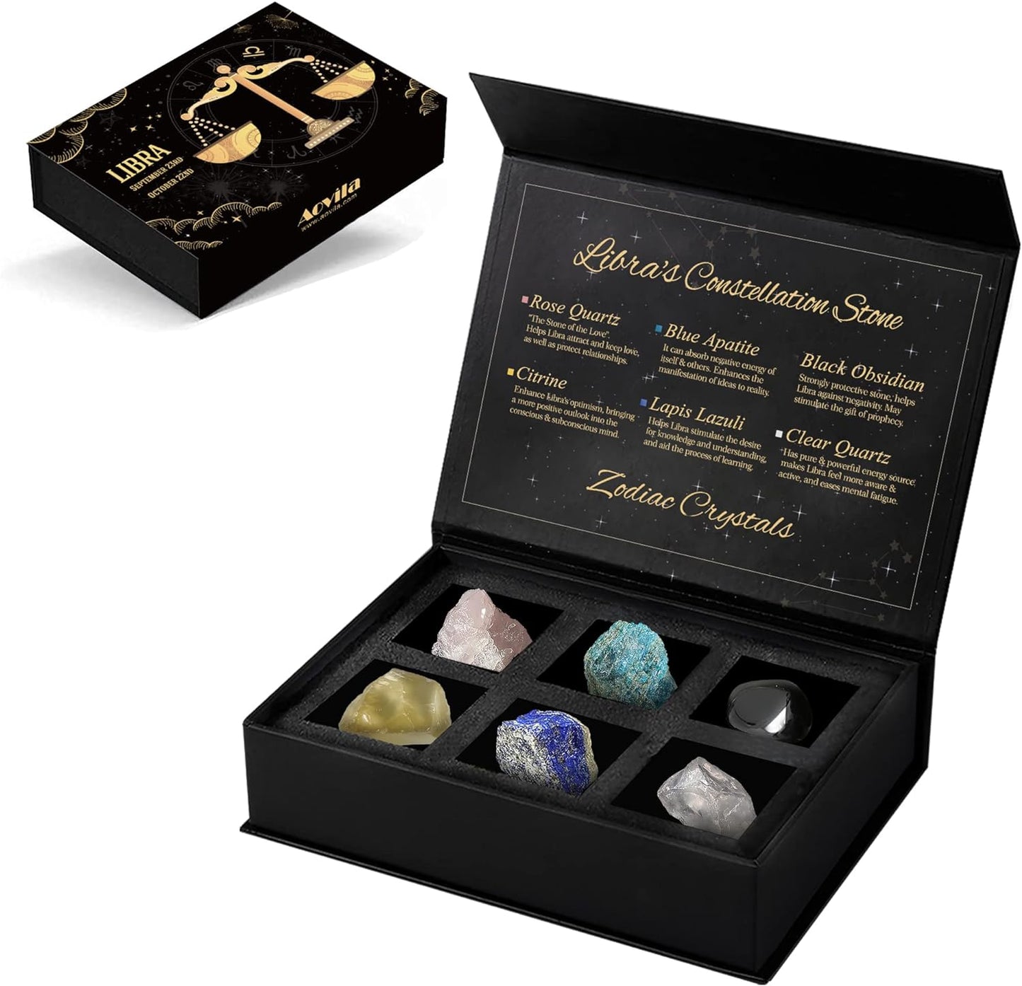 Zodiac Constellation Crystal Box