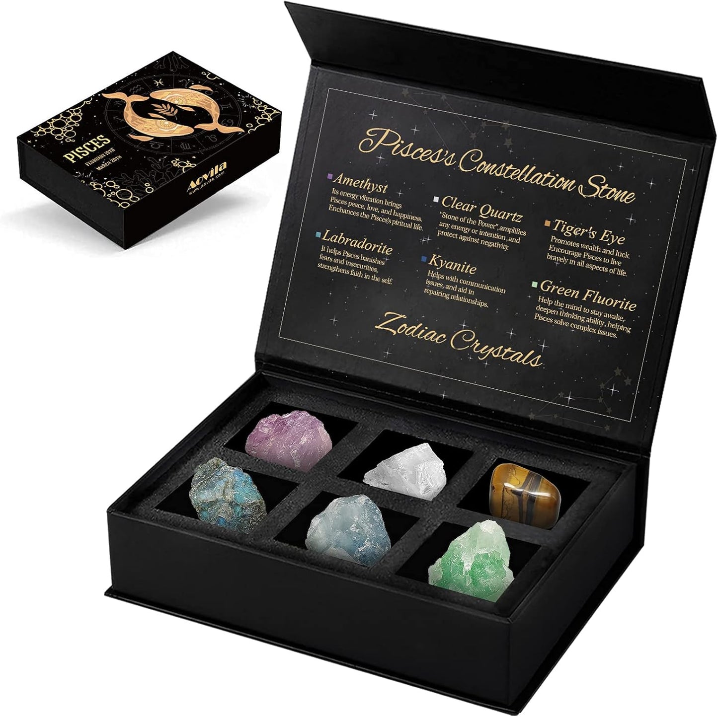 Zodiac Constellation Crystal Box