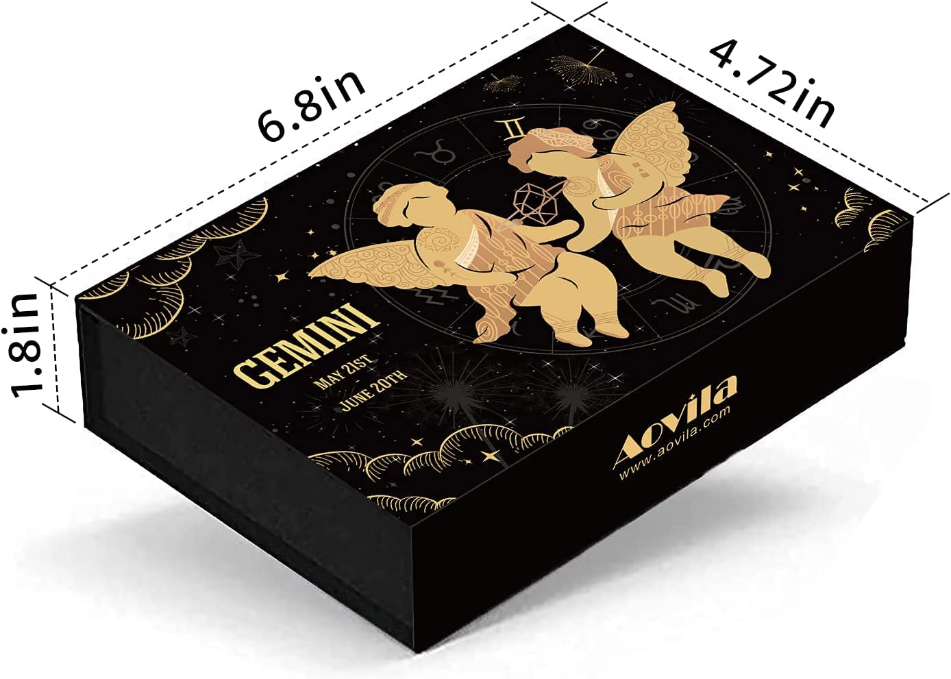 Zodiac Constellation Crystal Box