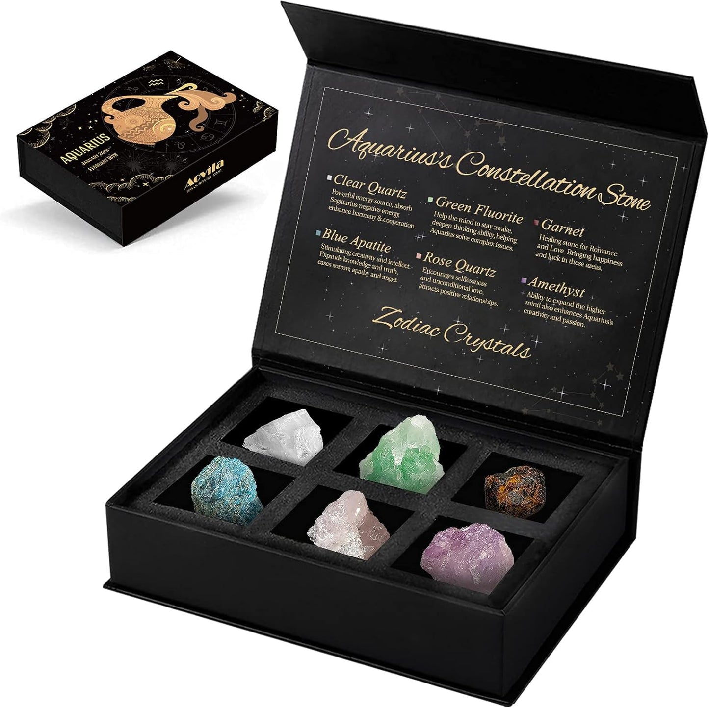 Zodiac Constellation Crystal Box