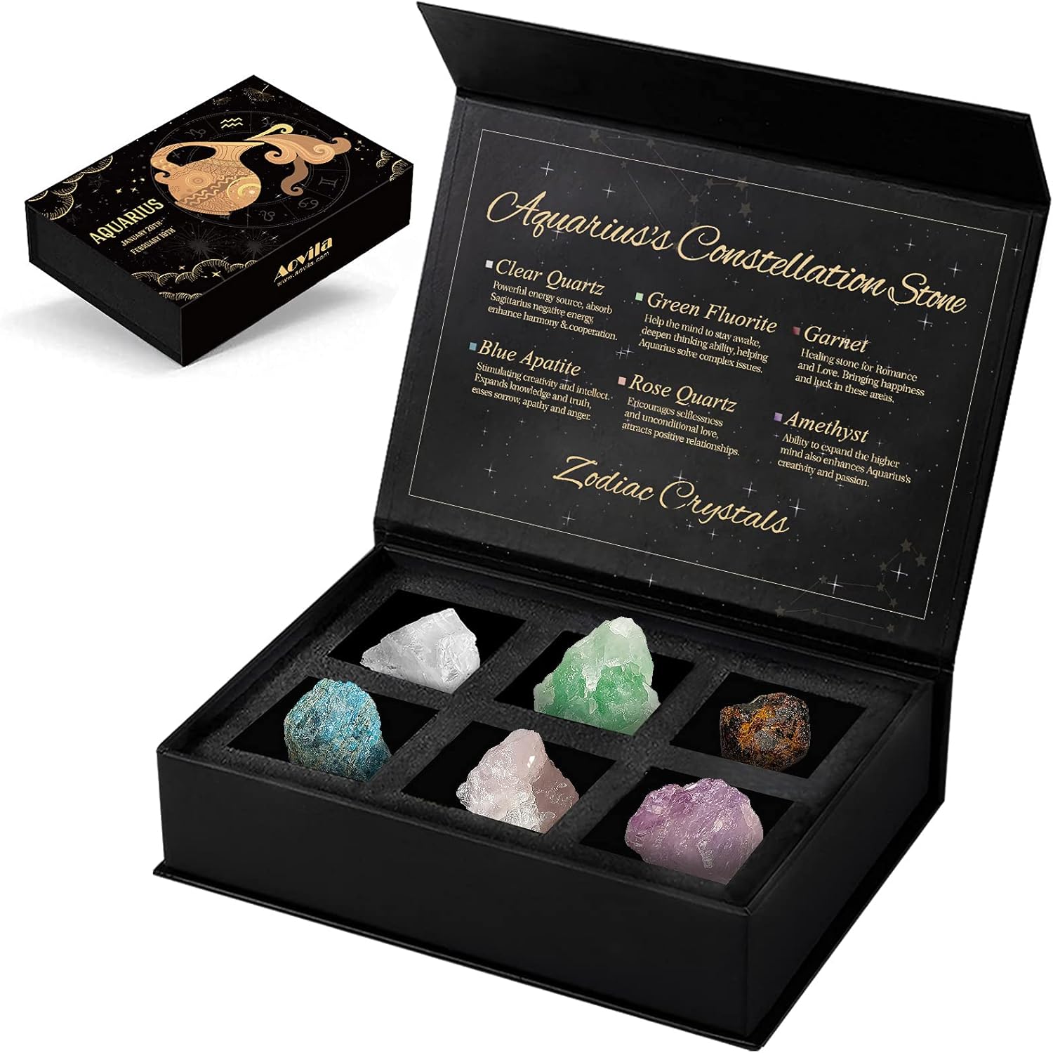 Zodiac Constellation Crystal Box