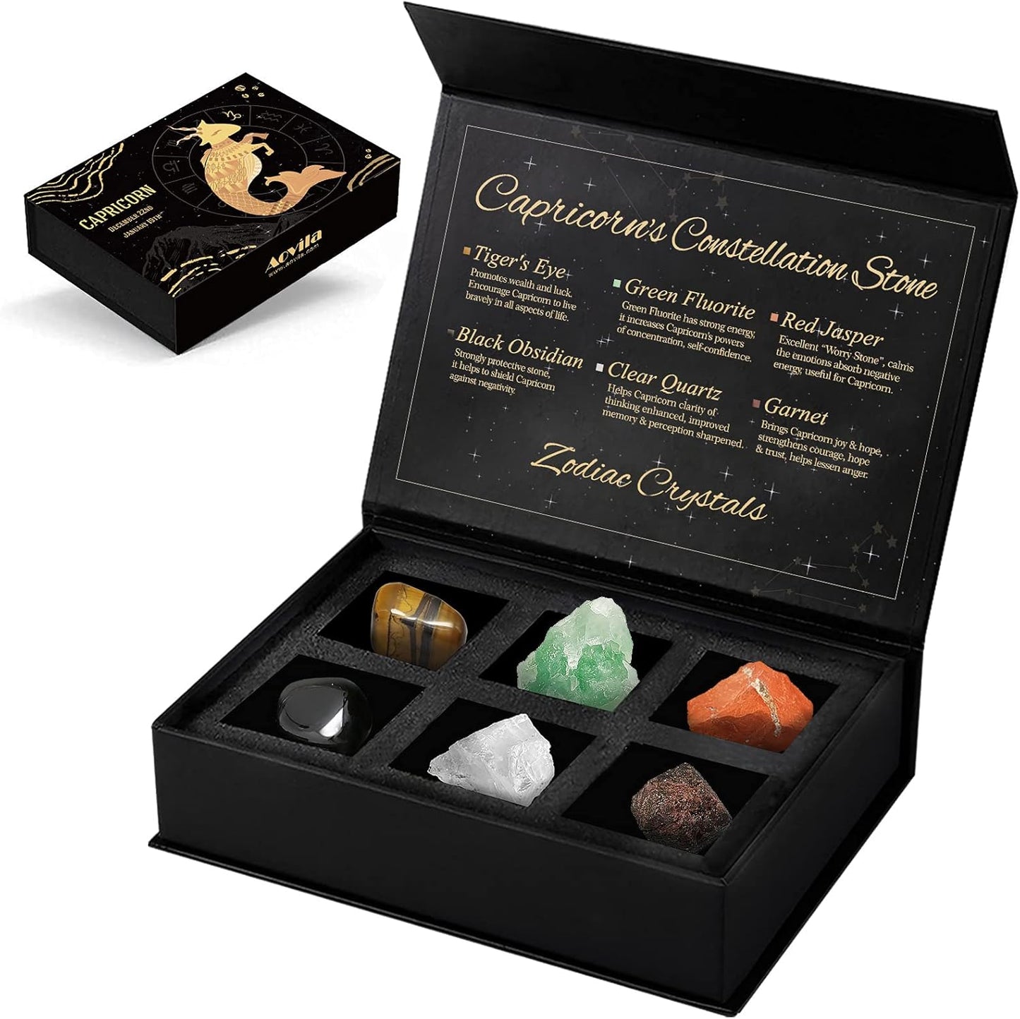 Zodiac Constellation Crystal Box